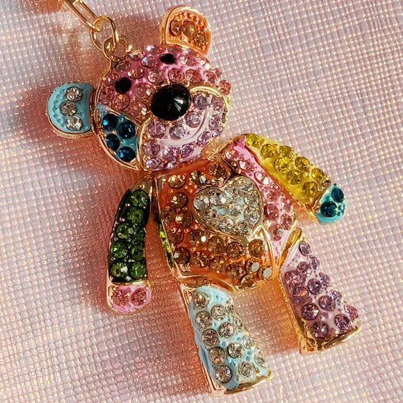 Colorful Bear Keychain - Picture 7 of 7